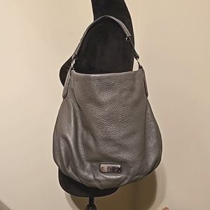 Marc by Marc Jacobs Leather Hobo Bag (Grey)